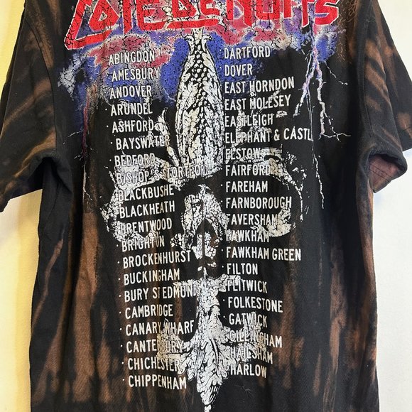 LONG Cote De Nuits Designer Skulls England Cities T-shirt Men's Large - Picture 5 of 5